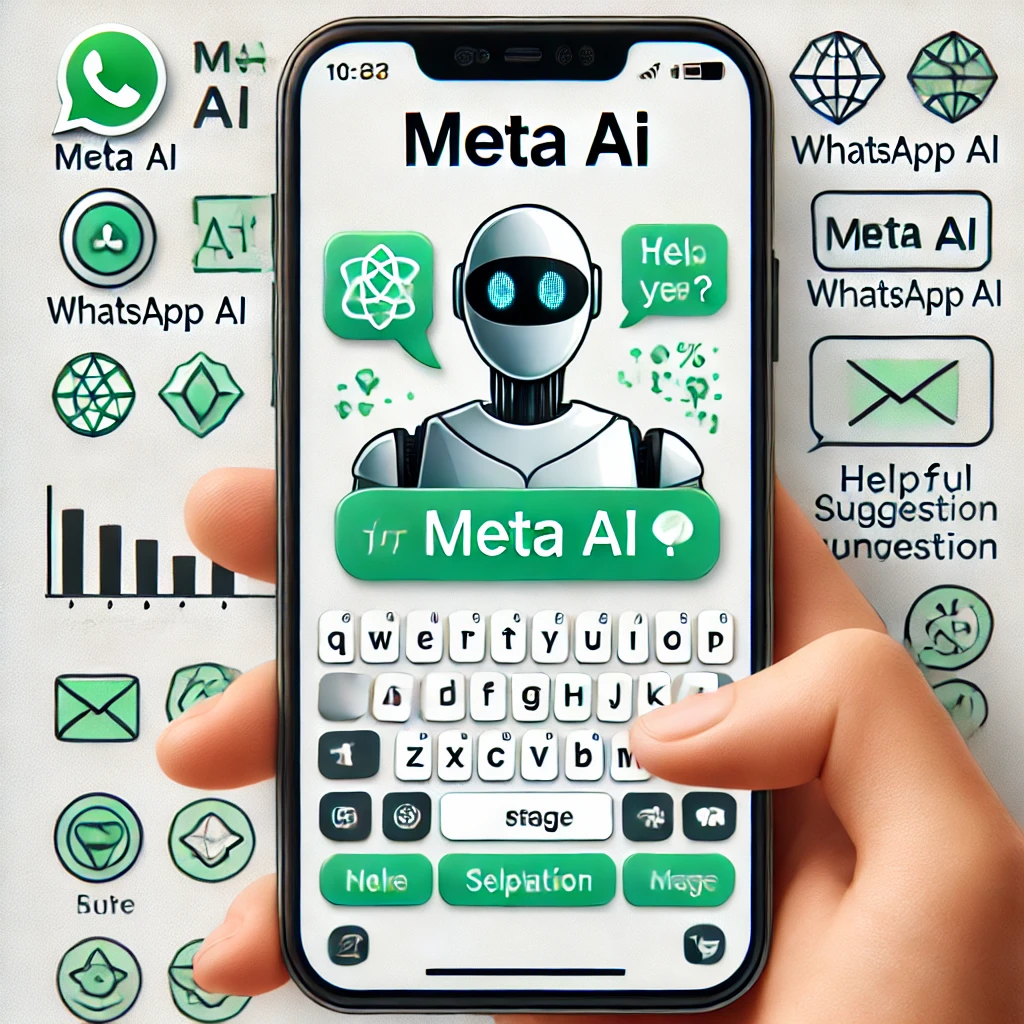 Asistente de inteligencia artificial de Meta respondiendo dentro de WhatsApp con generación de imágenes y texto