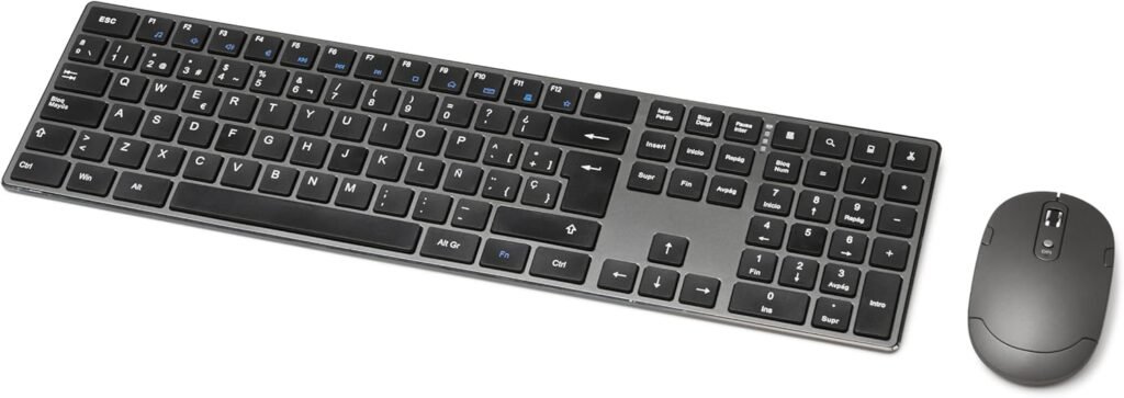 Teclado compacto para trabajar Amazon Basics