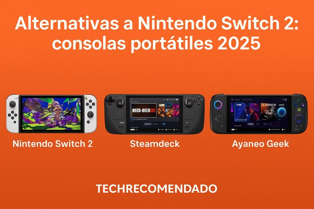 Nintendo Switch 2: 3 alternativas de consolas portátiles en 2025