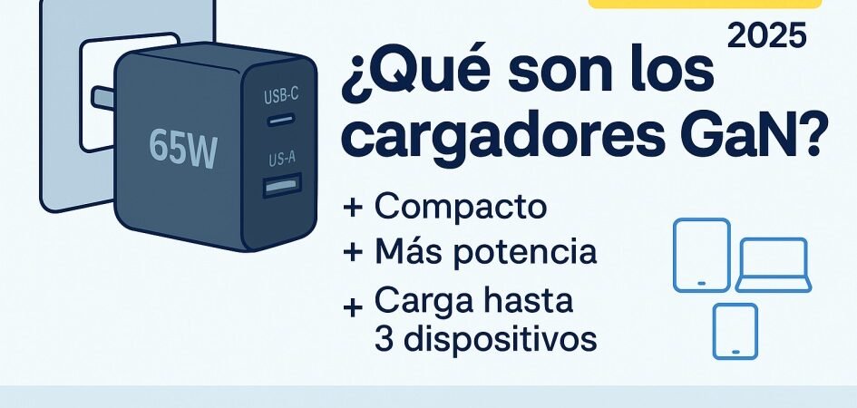 ¿Qué son los cargadores GaN y por qué están revolucionando la carga rápida?