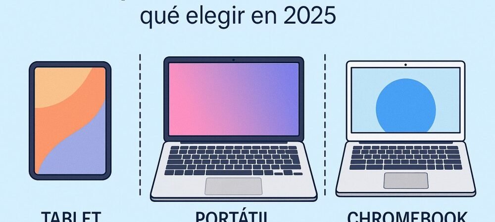 Tablet, portátil o Chromebook: qué elegir en 2025