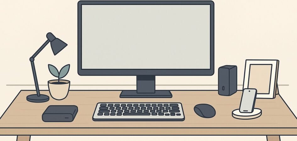 Cómo organizar un escritorio minimalista con tecnología útil