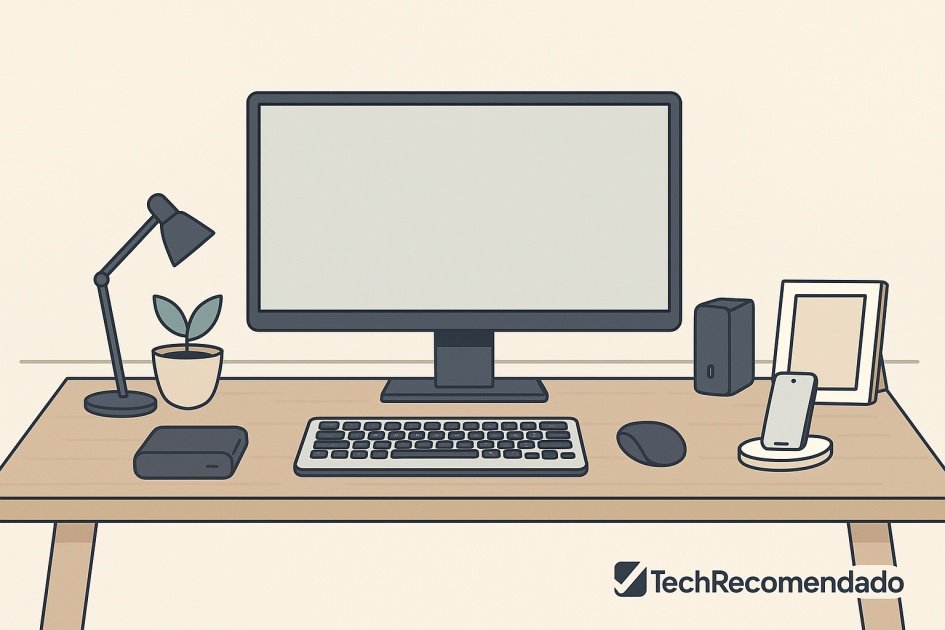 Cómo organizar un escritorio minimalista con tecnología útil