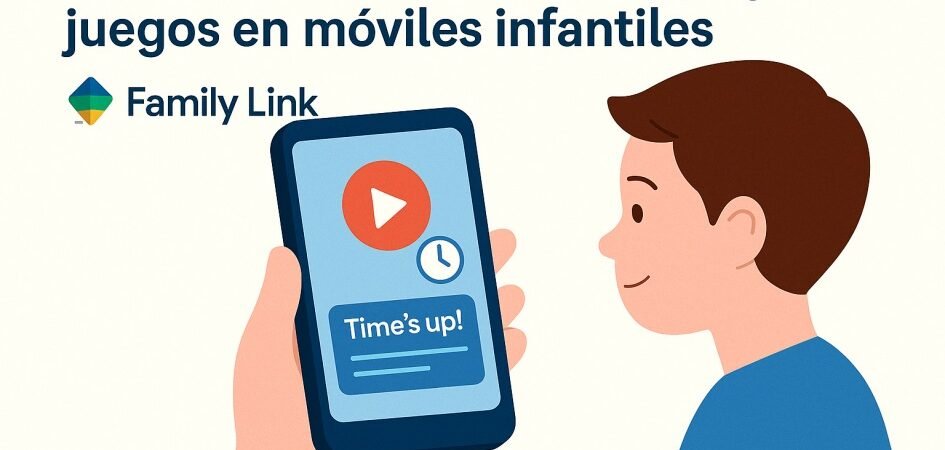 Limitar apps y juegos en móviles con Family Link