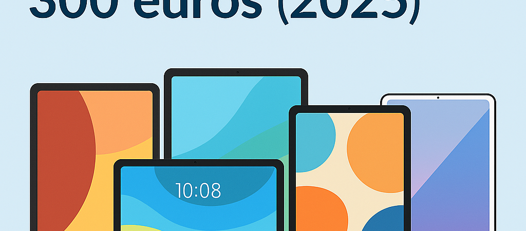 Las mejores tablets por menos de 300 euros (2025)