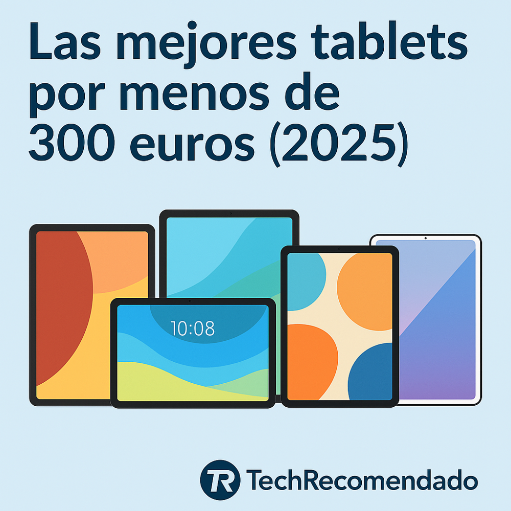 Las mejores tablets por menos de 300 euros (2025)
