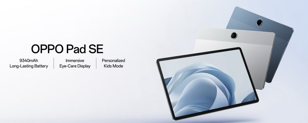 Tablet OPPO Pad SE, gran batería y pantalla de 90 Hz