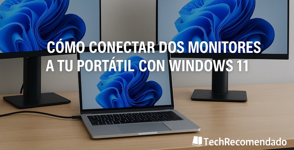 Cómo conectar dos monitores en Windows 11, usando un portátil