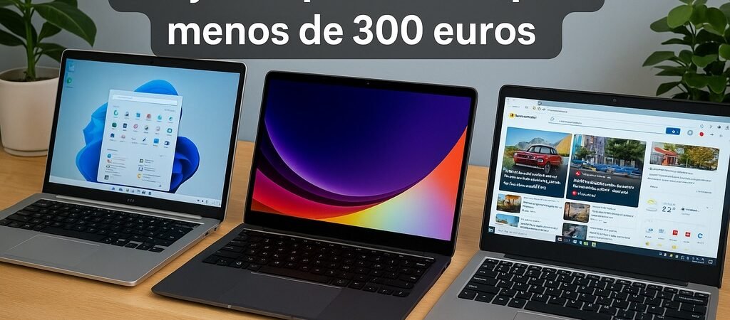 Portátiles por menos de 300 euros que sí valen la pena en 2025