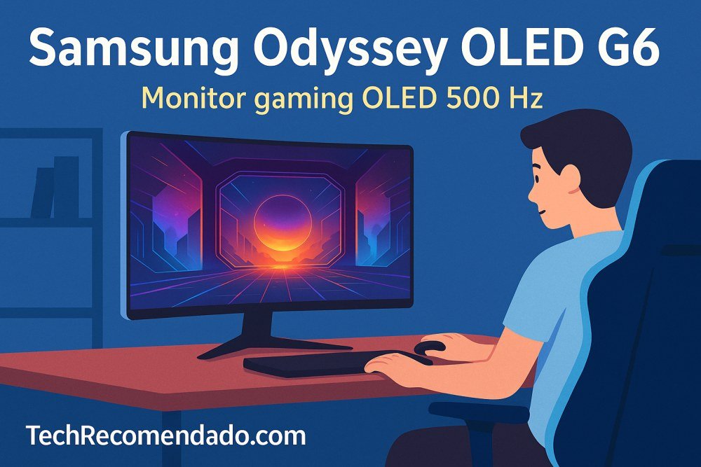 Samsung Odyssey OLED G6: monitor gaming OLED de 500 Hz