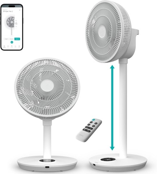 Ventilador inteligente DUUX Whisper Flex con control remoto, app y altura regulable 