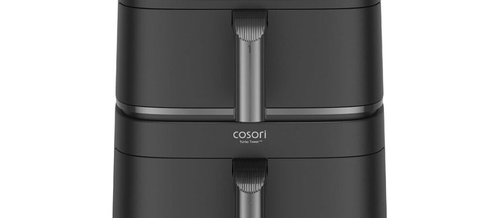 Cosori Turbo Tower: freidora de aire doble más rápida ahora en oferta