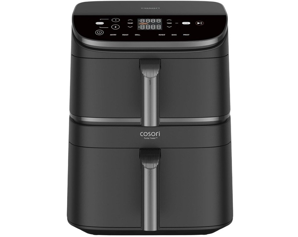 Cosori Turbo Tower: freidora de aire doble más rápida ahora en oferta