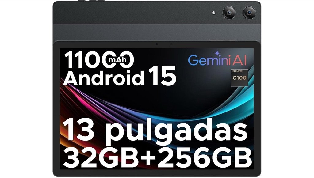 Tablet DOOGEE Tab E3 Pro de 13” con Android 15 por menos de 300 €