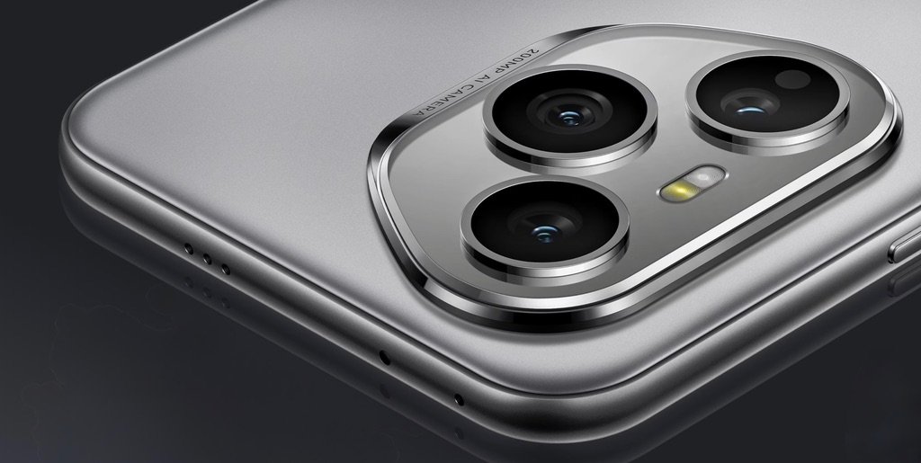 Detalle de la cámara trasera del HONOR 400 con sensor de 200 MP y lente gran angular con IA