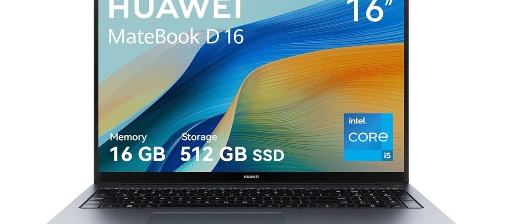 Huawei MateBook D16: portátil de 16” con Intel i5 por 599 €