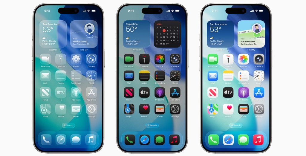 Pantalla de bloqueo de iPhone con iOS 26 mostrando accesos rápidos y personalización