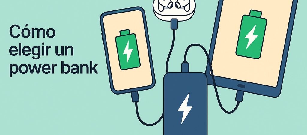Cómo elegir un power bank y no quedarte sin batería