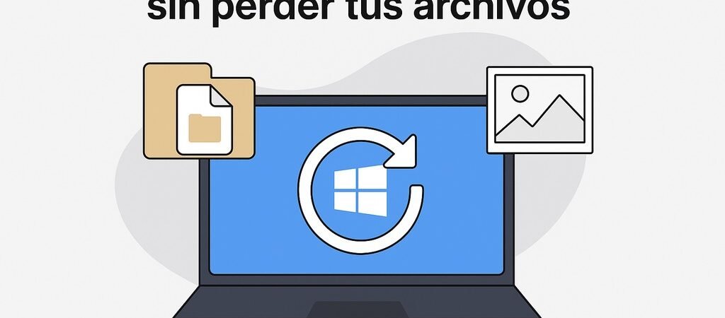 Cómo restablecer Windows sin perder tus archivos