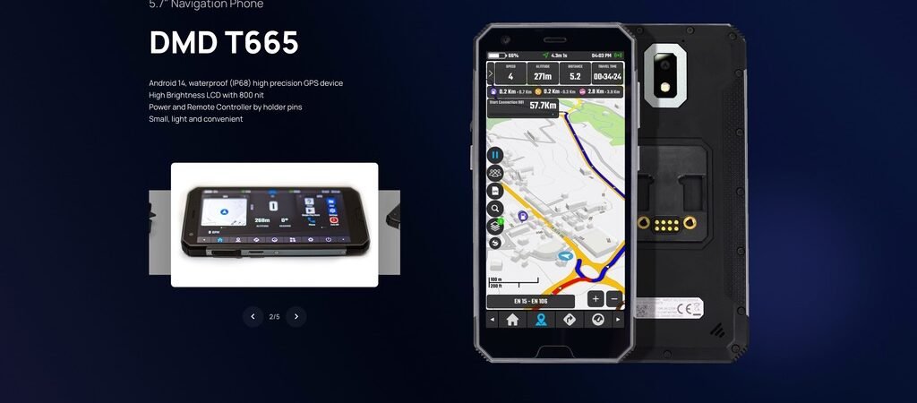 Un móvil, un GPS y mucho más: así es el DMD-T665, el nuevo compañero de ruta para tu moto