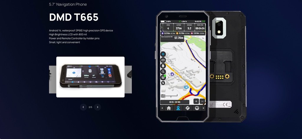 Un móvil, un GPS y mucho más: así es el DMD-T665, el nuevo compañero de ruta para tu moto
