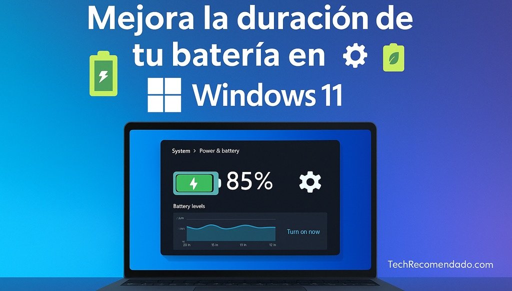 Mejorar duración de batería en Windows 11: Guía práctica