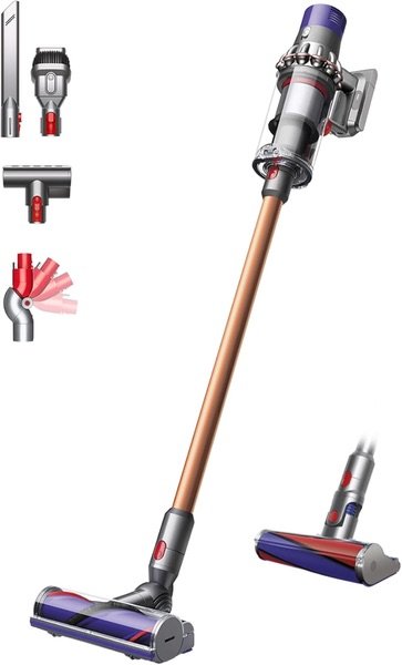 Aspiradora Dyson Cyclone V10 Absolute con accesorios incluidos para limpieza completa