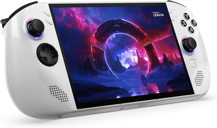 Consola portátil Lenovo Legion Go S con mandos laterales y pantalla WUXGA de 8 pulgadas