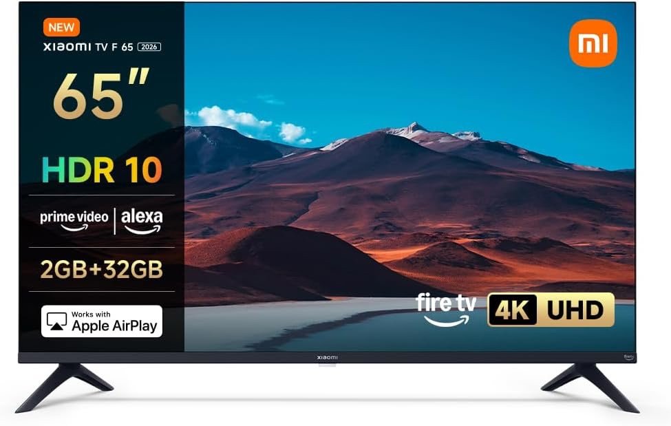 Xiaomi TV F65: la Smart TV 4K de 65 pulgadas con Fire TV y 200 € de descuento