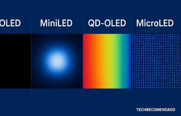 Diferencias entre OLED, MiniLED, QD-OLED y MicroLED