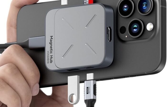 Hagibis Hub USB C Magnético 6 en 1: el accesorio ideal para iPhone y Mac