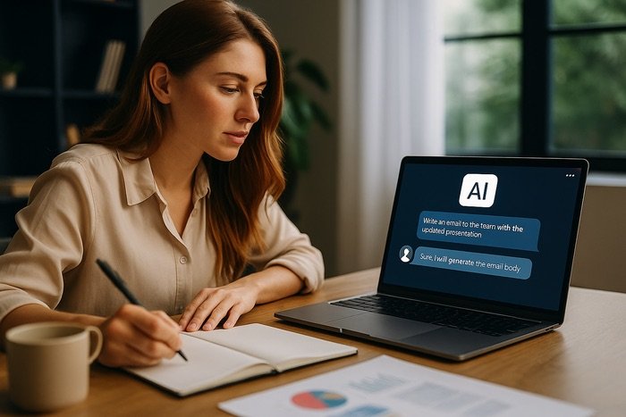 Cómo usar IA para trabajar más rápido: guía completa 2025