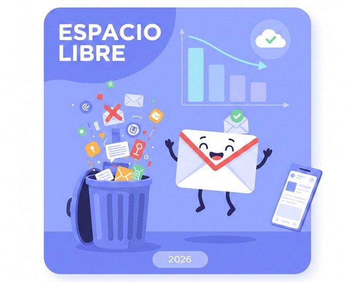 Cómo Liberar Espacio en Gmail (Guía 2026): 5 Trucos de Experto